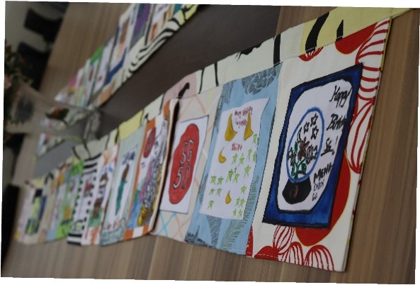 The AGPS family came together to create a quilt to celebrate SG50.
